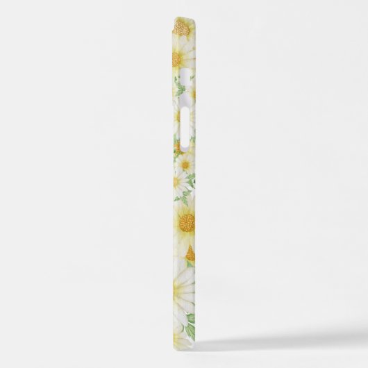 Coque iPhone 12 Crazy Daisy Floral Personalized  iPhone Case (Côté gauche)
