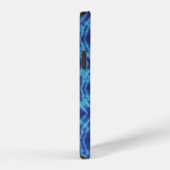 Coque iPhone 12 Crazy Lines Tie Dye - Violet (Côté droit)