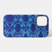 Coque iPhone 12 Crazy Lines Tie Dye - Violet (Verso Horizontal)
