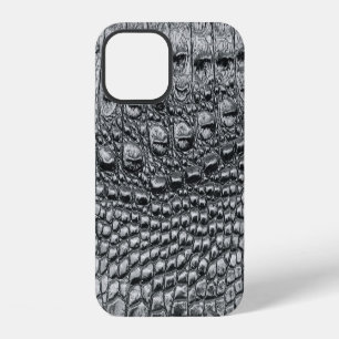 Coque iPhone 12 Crocodile Noir : Météo Noire Mystique