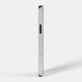 Coque iPhone 12 Crocodile Pearl Gray Faux (Côté droit)