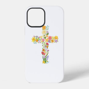 Coque iPhone 12 croix Jésus Christ Bible christianisme foi cadeau