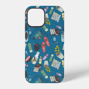 Coque iPhone 12 Croquis de mode dessiné à la main avec couture