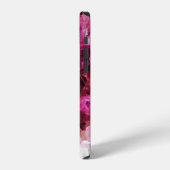 Coque iPhone 12 Cryaméthyste minéral pourpre (Côté gauche)