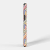 Coque iPhone 12 Cubes 3D, Motif d'illusion optique. (Côté droit)