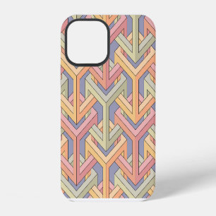 Coque iPhone 12 Cubes 3D, Motif d'illusion optique.