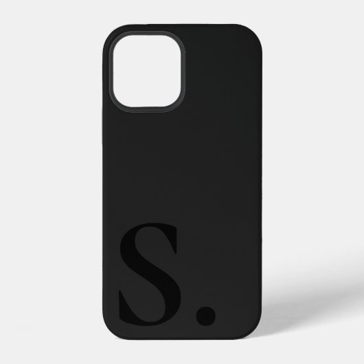 Coque iPhone 12 Custom with Initial Name (Verso)