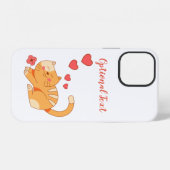 Coque iPhone 12 Cute Lote Orange Tabby Kitten (Verso Horizontal)