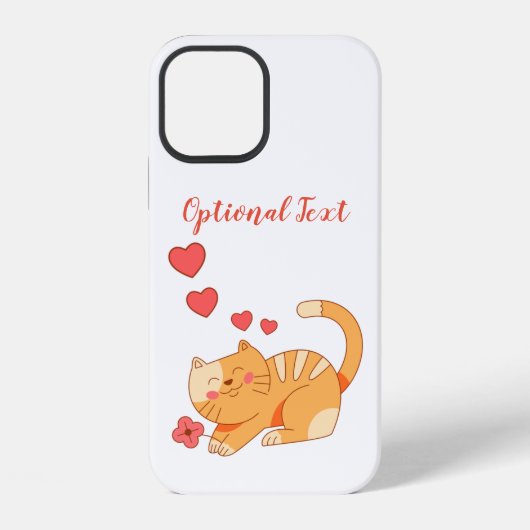 Coque iPhone 12 Cute Lote Orange Tabby Kitten (Verso)
