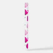 Coque iPhone 12 Cute Whales, Pattern of Whales, Sea Animals (Côté droit)