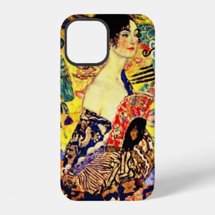 Coque iPhone 12 Dame Gustav Klimt avec ventilateur