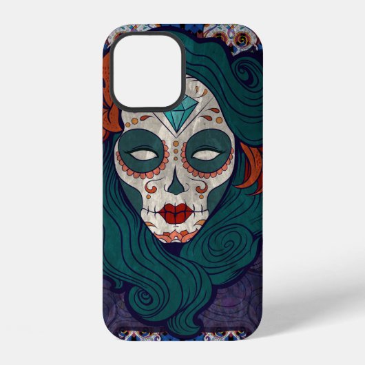 Coque iPhone 12 Dames de crâne (Verso)