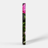Coque iPhone 12 Dark rose peonies (Côté droit)