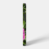 Coque iPhone 12 Dark rose peonies (Côté gauche)