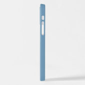 Coque iPhone 12 Day Sky blue Shadow Monogram initials with name (Côté gauche)