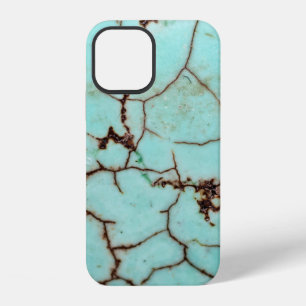 Coque iPhone 12 De la série des pierres précieuses - Turquoise Cra