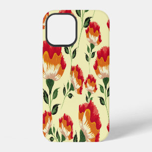 Coque iPhone 12 Décor fleuri et motif sans charme.
