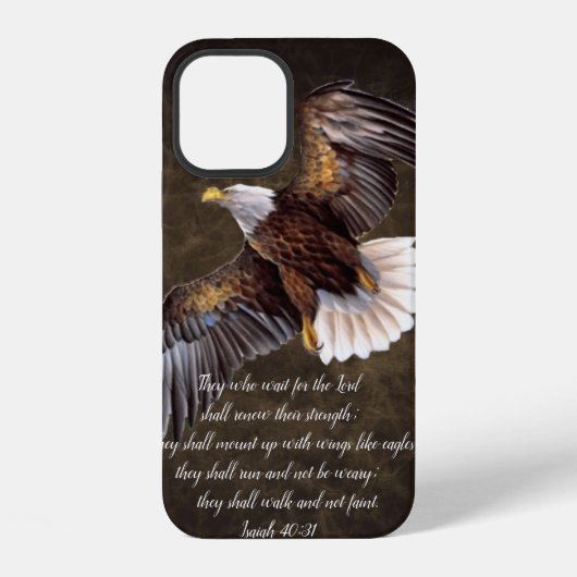Coque iPhone 12 Des ailes comme les aigles (Verso)