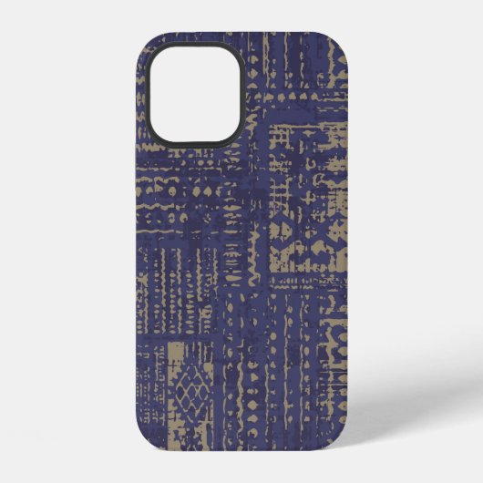 Coque iPhone 12 Design moderne abstrait, design de surface motif (Verso)
