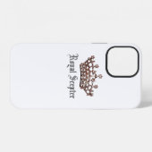 Coque iPhone 12 Diadème "Sceptre Royal" (Verso Horizontal)