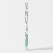 Coque iPhone 12 Dinosaures de l'espace, Dinosaures mignons, Navire (Côté gauche)