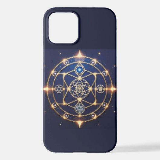 Coque iPhone 12 Divine Radiance – 5: Illuminated Universal Energy (Verso)