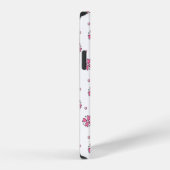 Coque iPhone 12 Doodle Daisies et Points (Côté droit)