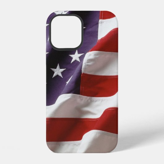Coque iPhone 12 Drapeau Américain (Verso)