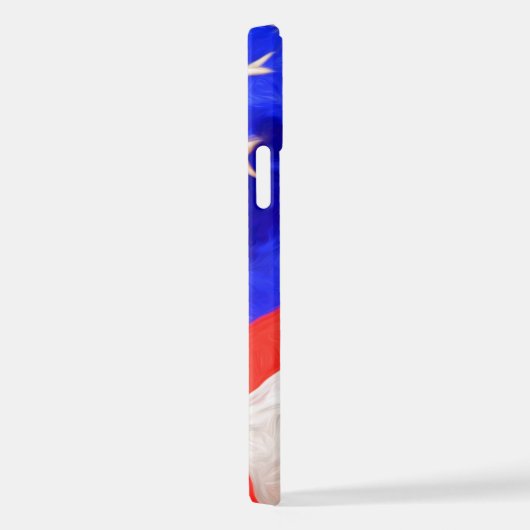 Coque iPhone 12 Drapeau américain (Côté droit)