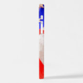 Coque iPhone 12 Drapeau américain (Côté gauche)