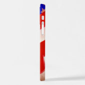 Coque iPhone 12 Drapeau américain (Côté gauche)