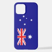 Coque iPhone 12 Drapeau australien patriotique (Verso)