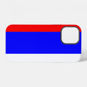 Coque iPhone 12 Drapeau de la Russie (Verso Horizontal)