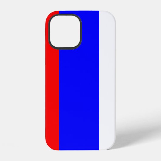 Coque iPhone 12 Drapeau de la Russie (Verso)