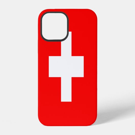 Coque iPhone 12 Drapeau de la Suisse (Verso)