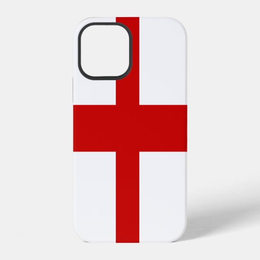 Coque iPhone 12 Drapeau de l'Angleterre (Verso)