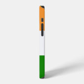Coque iPhone 12 Drapeau de l'Inde (Côté gauche)