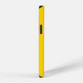 Coque iPhone 12 Drapeau de l'Ukraine (Côté droit)