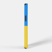 Coque iPhone 12 Drapeau de l'Ukraine (Côté droit)