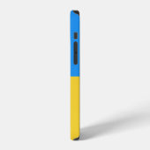 Coque iPhone 12 Drapeau de l'Ukraine (Côté gauche)