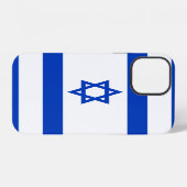 Coque iPhone 12 Drapeau d'Israël (Verso Horizontal)