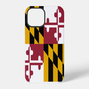 Coque iPhone 12 Drapeau du Maryland