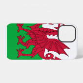 Coque iPhone 12 Drapeau du pays de Galles (Verso Horizontal)