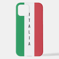 Drapeau italien Zazzle Valeur de base iPhone 12 Co