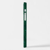 Coque iPhone 12 Eau sur métal vert (Côté gauche)