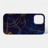 Coque iPhone 12 Échos Flamme Fractale (Verso Horizontal)