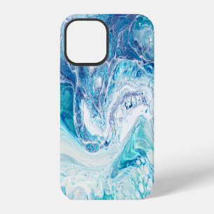 Coque iPhone 12 Éclaboussure de couleur : Fond abstrait acrylique