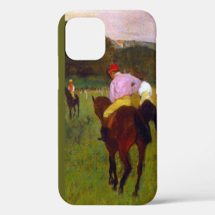 Coque iPhone 12 Edgar Degas Chevaux de course à Longchamp