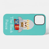 Coque iPhone 12 Édouard le Prince Noir (Verso Horizontal)