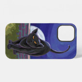 Coque iPhone 12 Électronique Black Cat (Verso Horizontal)